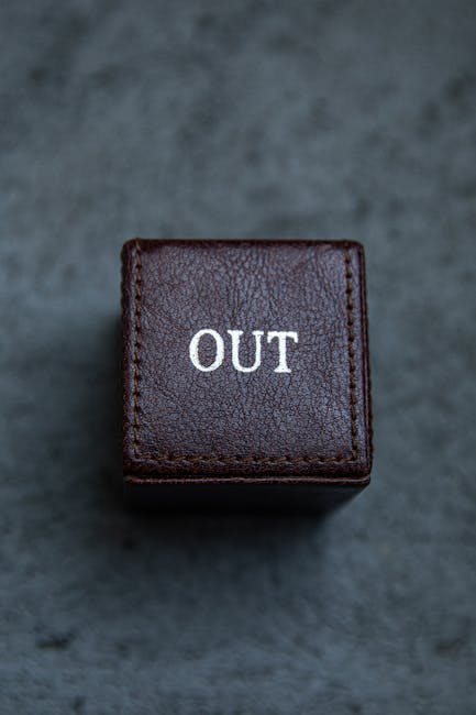 Scatola in pelle marrone con la parola OUT, suggerimento per ottimizzare lo spazio in 10 metri quadrati, soluzioni creative e funzionali.